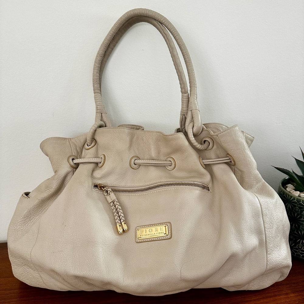Y2K Vintage Isabella Fiore leather large handbag
